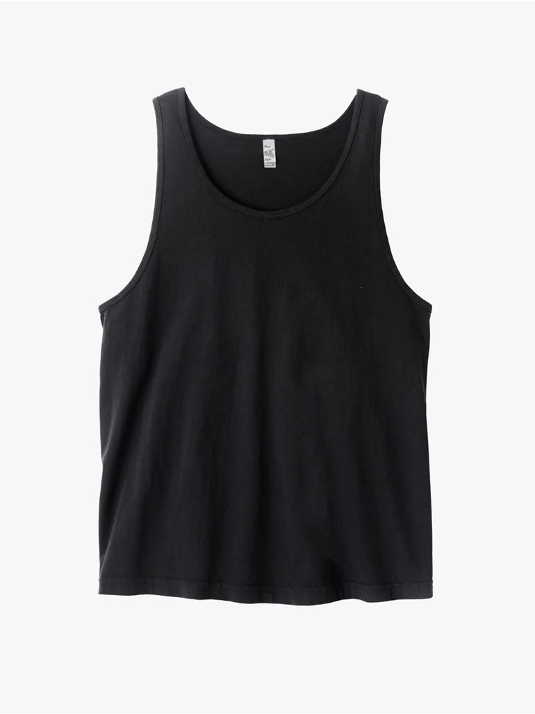 La Apparel Tank Top Black - Unisex 100% Cotton Basic S Nwt